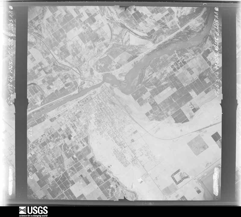 U.S. Geological Survey aerial photograph, 1952-09-24, scale 1:53228