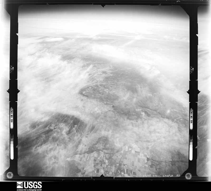 U.S. Geological Survey aerial photograph, 1968-06-01, scale 1:142000