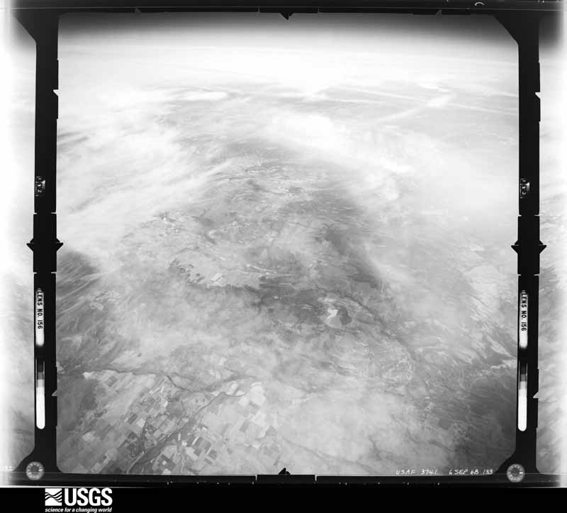 U.S. Geological Survey aerial photograph, 1968-06-01, scale 1:142000