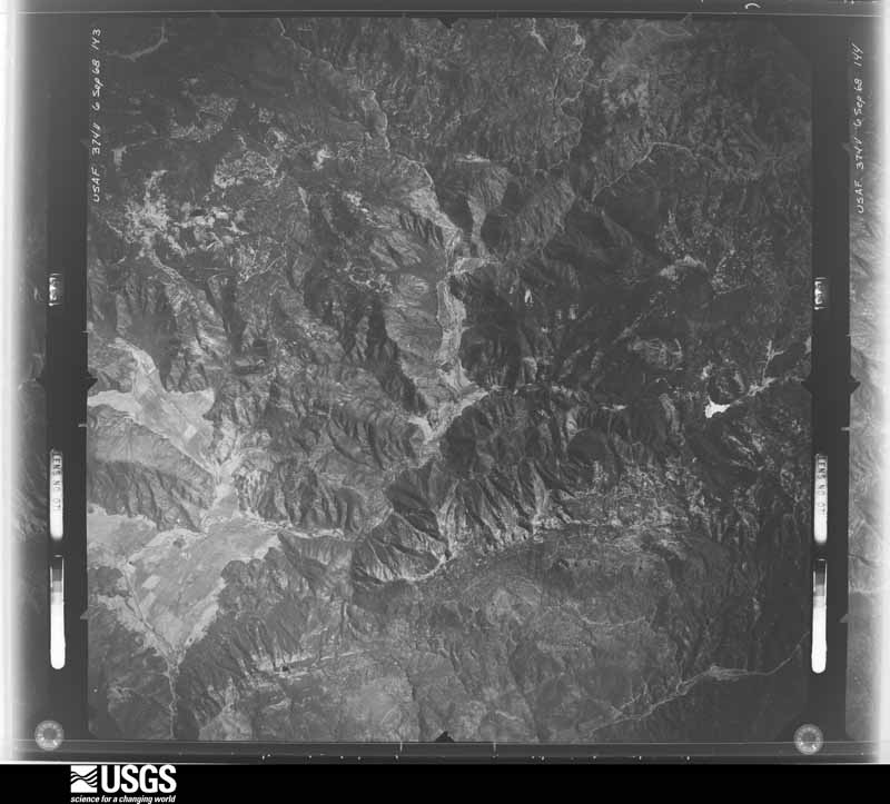 U.S. Geological Survey aerial photograph, 1968-06-01, scale 1:142000