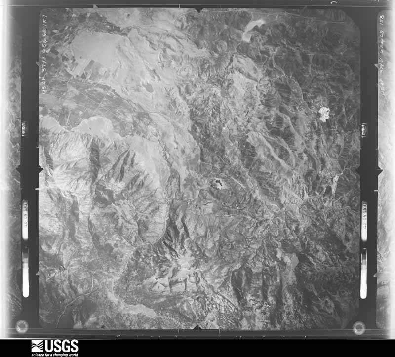 U.S. Geological Survey aerial photograph, 1968-06-01, scale 1:142000