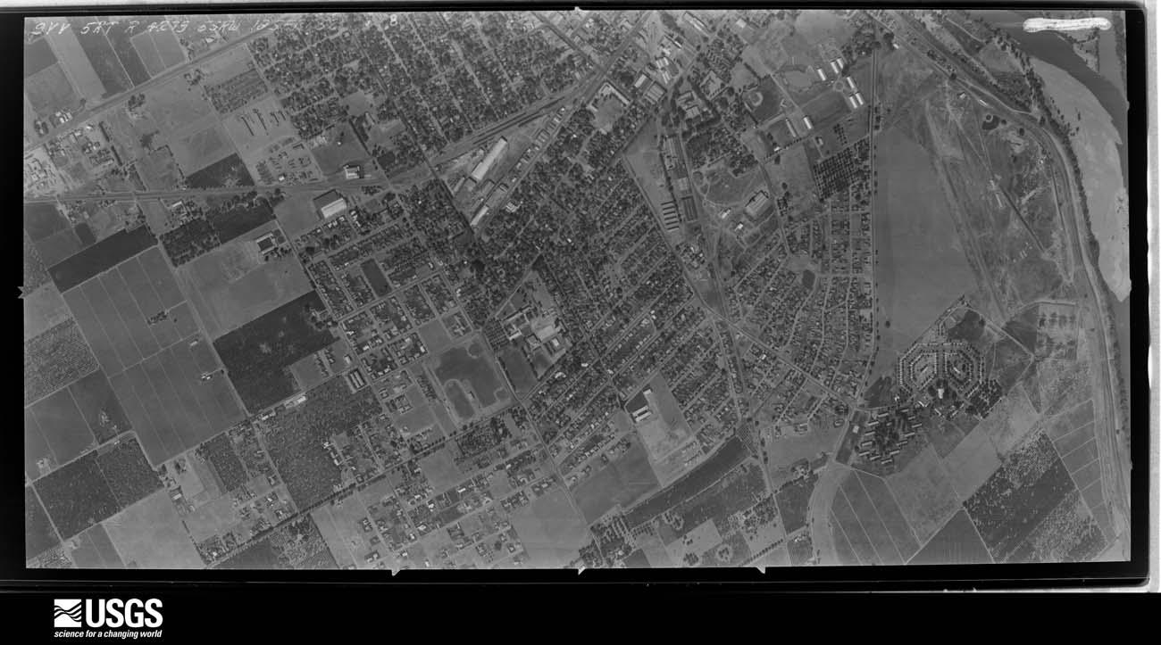 U.S. Geological Survey aerial photograph, 1952-09-18, scale 1:12441