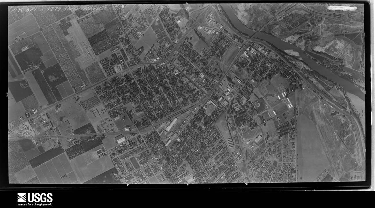 U.S. Geological Survey aerial photograph, 1952-09-18, scale 1:12452