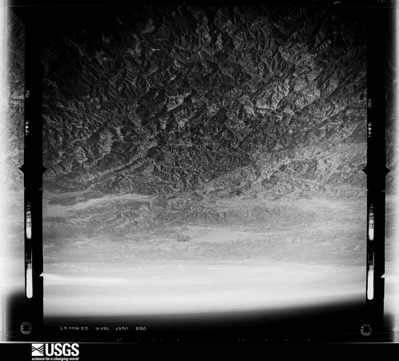 U.S. Geological Survey aerial photograph, 1967-11-01, scale 1:149000