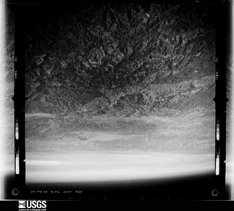 U.S. Geological Survey aerial photograph, 1967-11-01, scale 1:149000