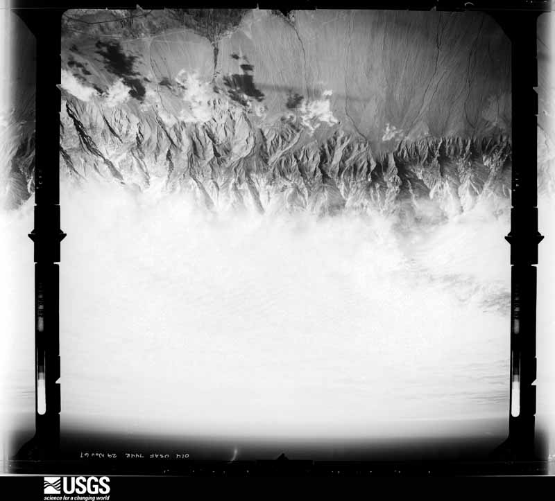 U.S. Geological Survey aerial photograph, 1967-11-01, scale 1:131000
