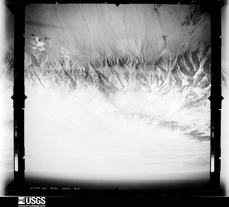 U.S. Geological Survey aerial photograph, 1967-11-01, scale 1:131000
