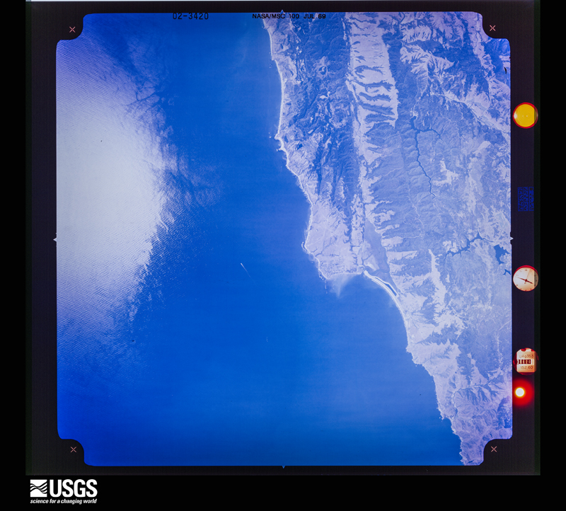 U.S. Geological Survey aerial photograph, 1969-07-17, scale 1:126335