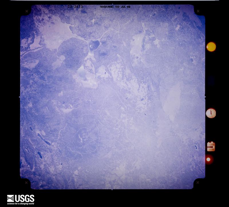 U.S. Geological Survey aerial photograph, 1969-07-18, scale 1:113396