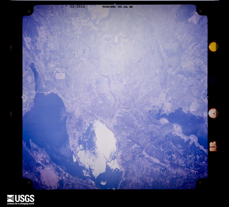 U.S. Geological Survey aerial photograph, 1969-07-18, scale 1:116653