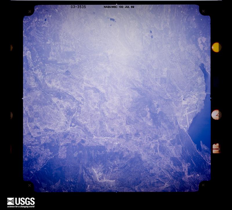 U.S. Geological Survey aerial photograph, 1969-07-18, scale 1:116653