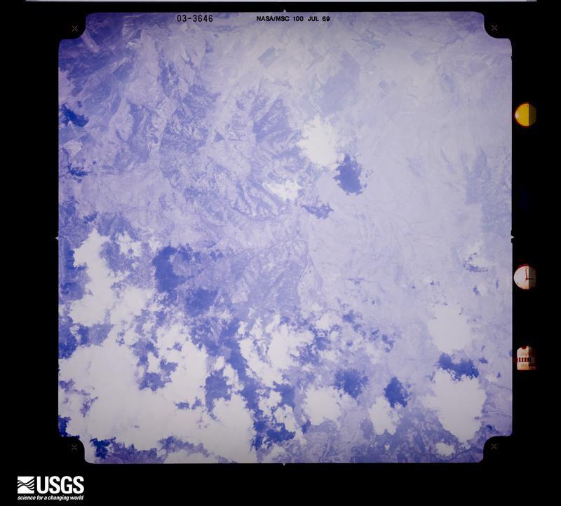 U.S. Geological Survey aerial photograph, 1969-07-18, scale 1:111633