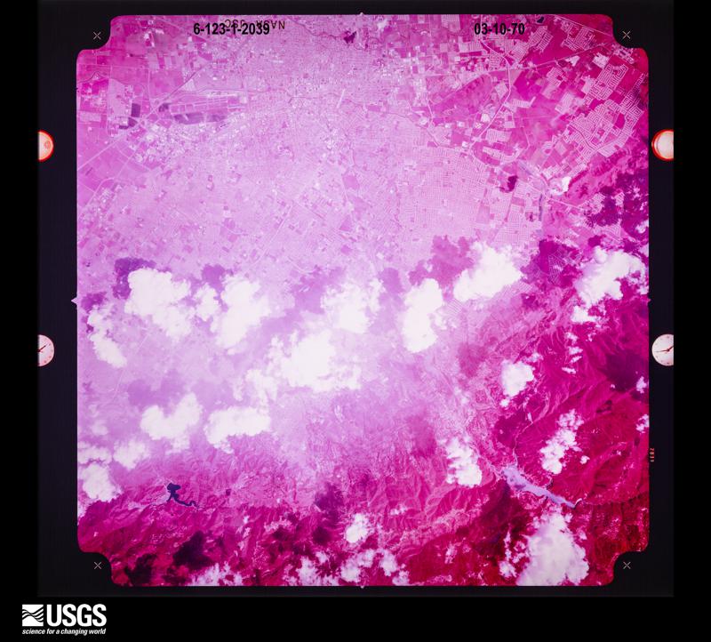 U.S. Geological Survey aerial photograph, 1970-03-10, scale 1:100634