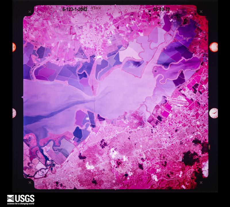 U.S. Geological Survey aerial photograph, 1970-03-10, scale 1:100386