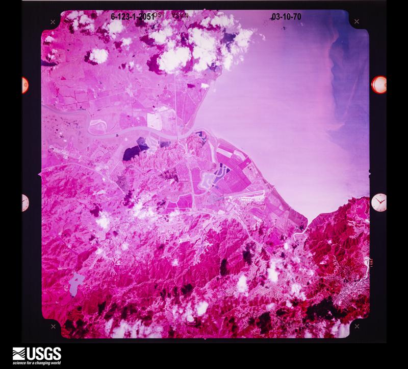 U.S. Geological Survey aerial photograph, 1970-03-10, scale 1:100177