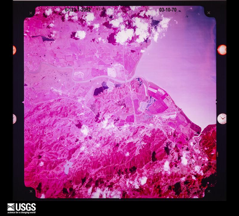 U.S. Geological Survey aerial photograph, 1970-03-10, scale 1:101345
