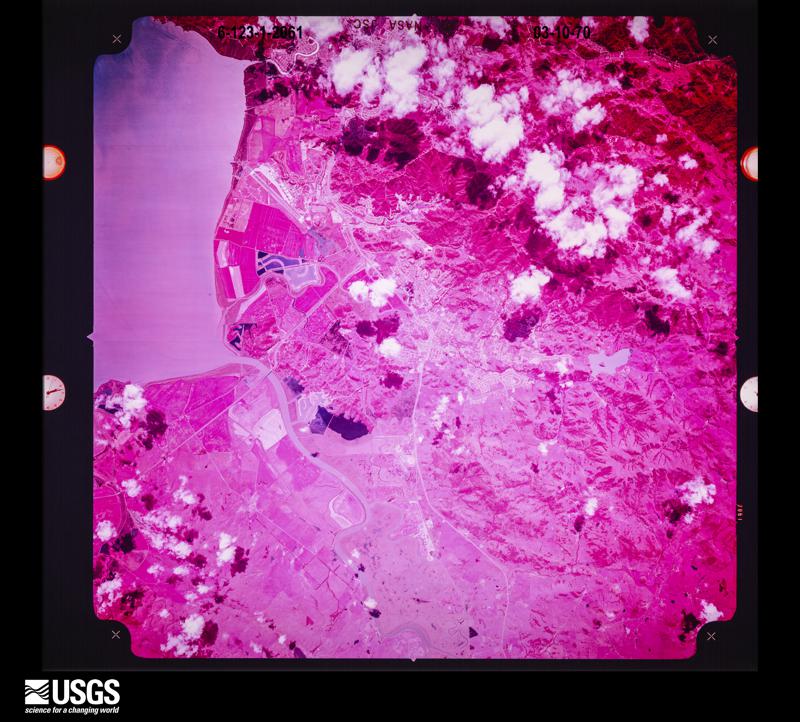 U.S. Geological Survey aerial photograph, 1970-03-10, scale 1:101876