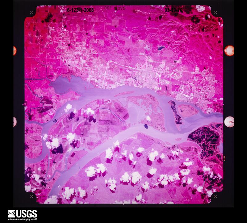 U.S. Geological Survey aerial photograph, 1970-03-10, scale 1:100691