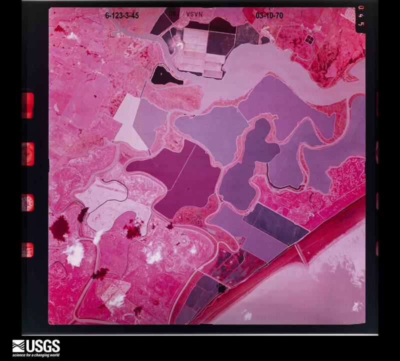 U.S. Geological Survey aerial photograph, 1970-03-10, scale 1:52843