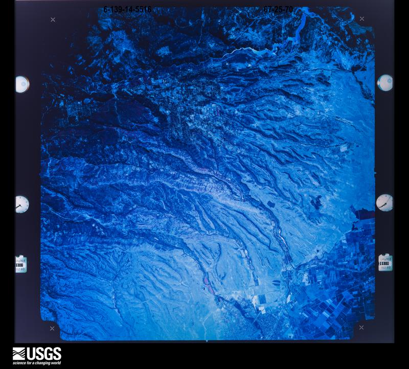 U.S. Geological Survey aerial photograph, 1970-07-25, scale 1:117229