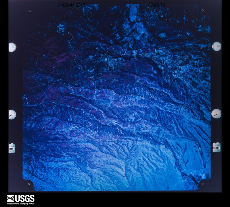 U.S. Geological Survey aerial photograph, 1970-07-25, scale 1:117229