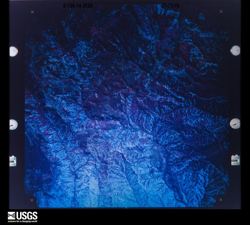 U.S. Geological Survey aerial photograph, 1970-07-25, scale 1:117229