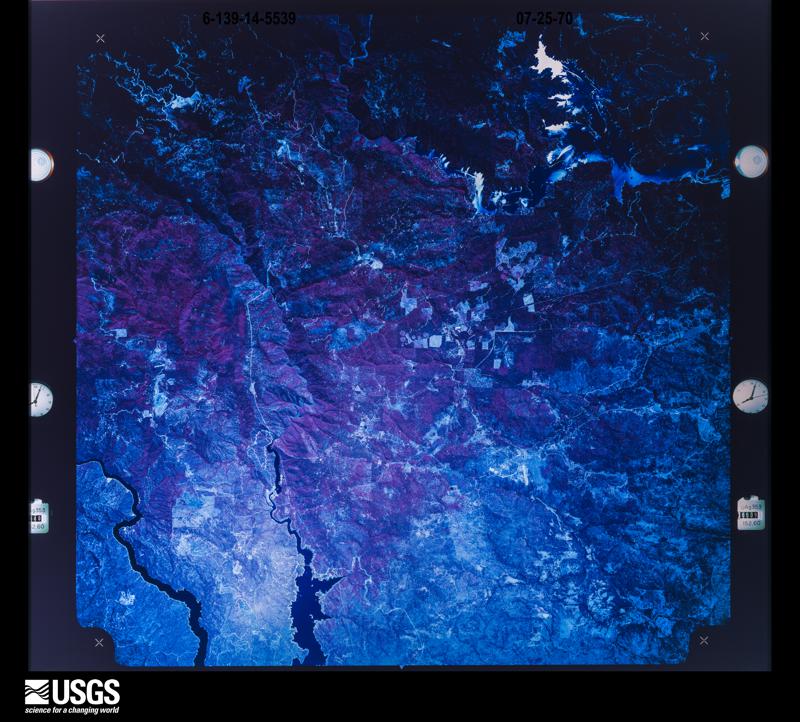 U.S. Geological Survey aerial photograph, 1970-07-25, scale 1:118487