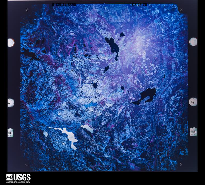 U.S. Geological Survey aerial photograph, 1970-07-25, scale 1:120784