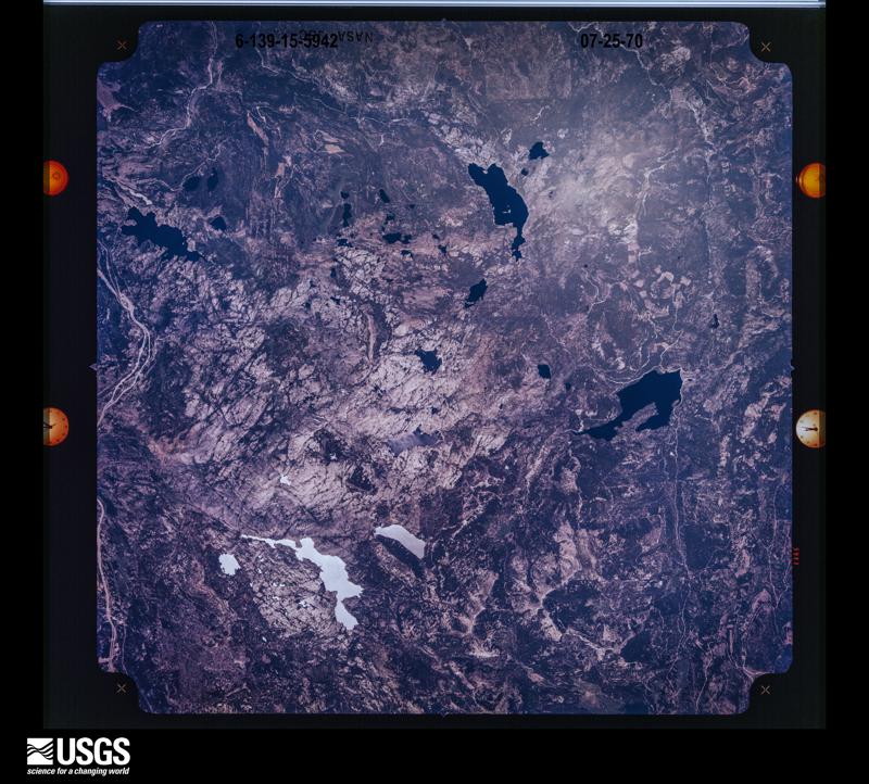 U.S. Geological Survey aerial photograph, 1970-07-25, scale 1:118031