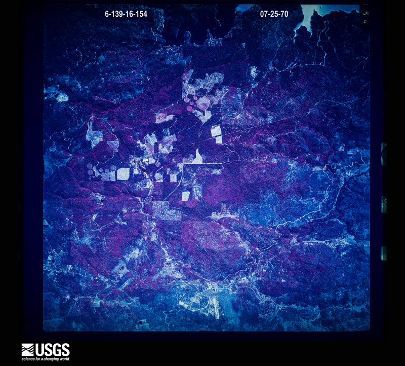 U.S. Geological Survey aerial photograph, 1970-07-25, scale 1:62198