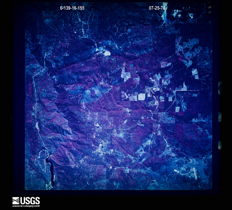 U.S. Geological Survey aerial photograph, 1970-07-25, scale 1:62198