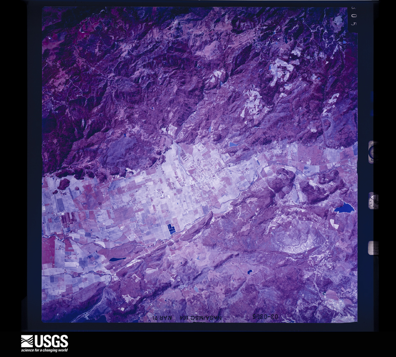 U.S. Geological Survey aerial photograph, 1971-03-31, scale 1:60042