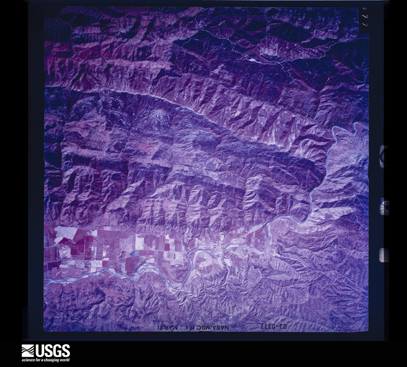U.S. Geological Survey aerial photograph, 1971-03-31, scale 1:61154