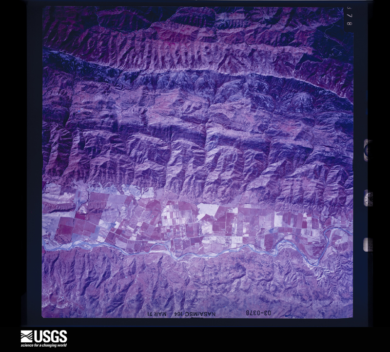 U.S. Geological Survey aerial photograph, 1971-03-31, scale 1:61154