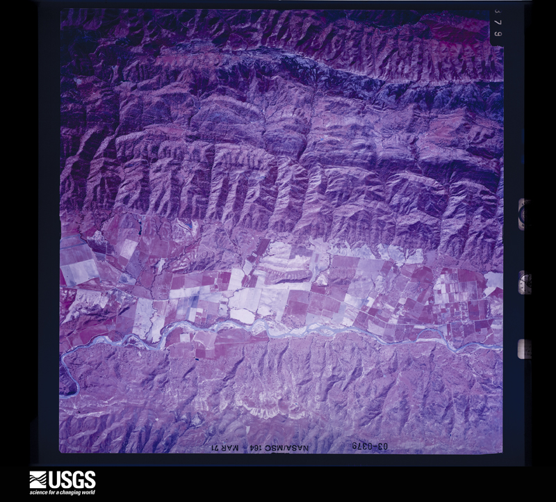 U.S. Geological Survey aerial photograph, 1971-03-31, scale 1:61154