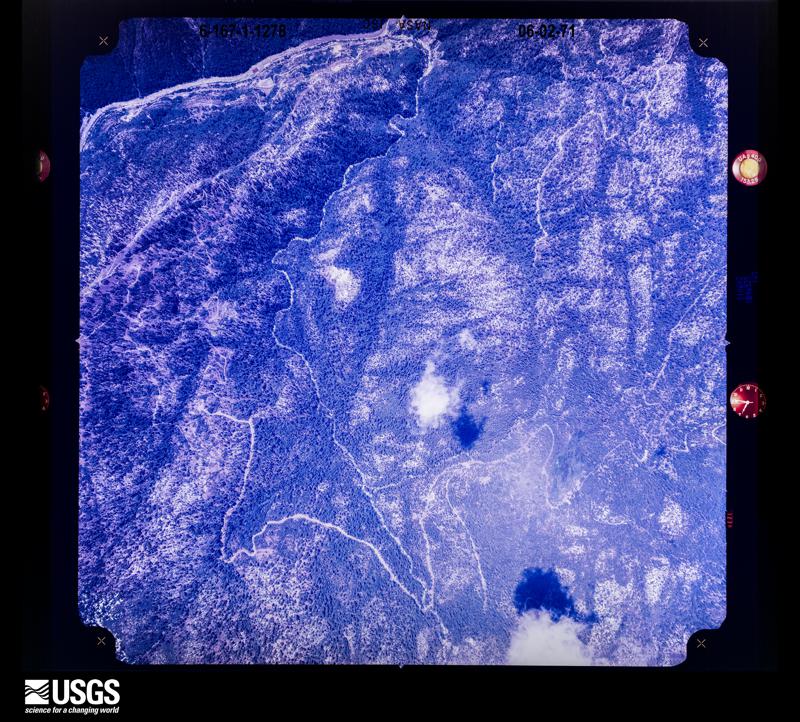 U.S. Geological Survey aerial photograph, 1971-06-02, scale 1:27677