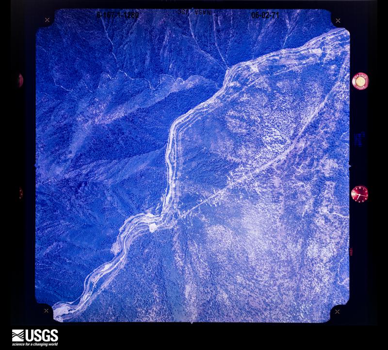 U.S. Geological Survey aerial photograph, 1971-06-02, scale 1:23999