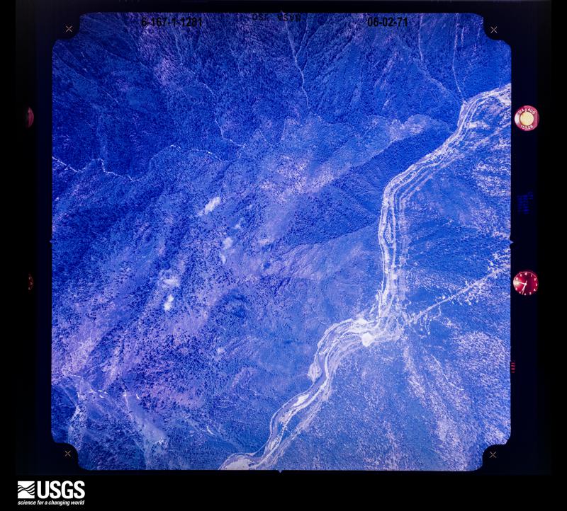 U.S. Geological Survey aerial photograph, 1971-06-02, scale 1:26008