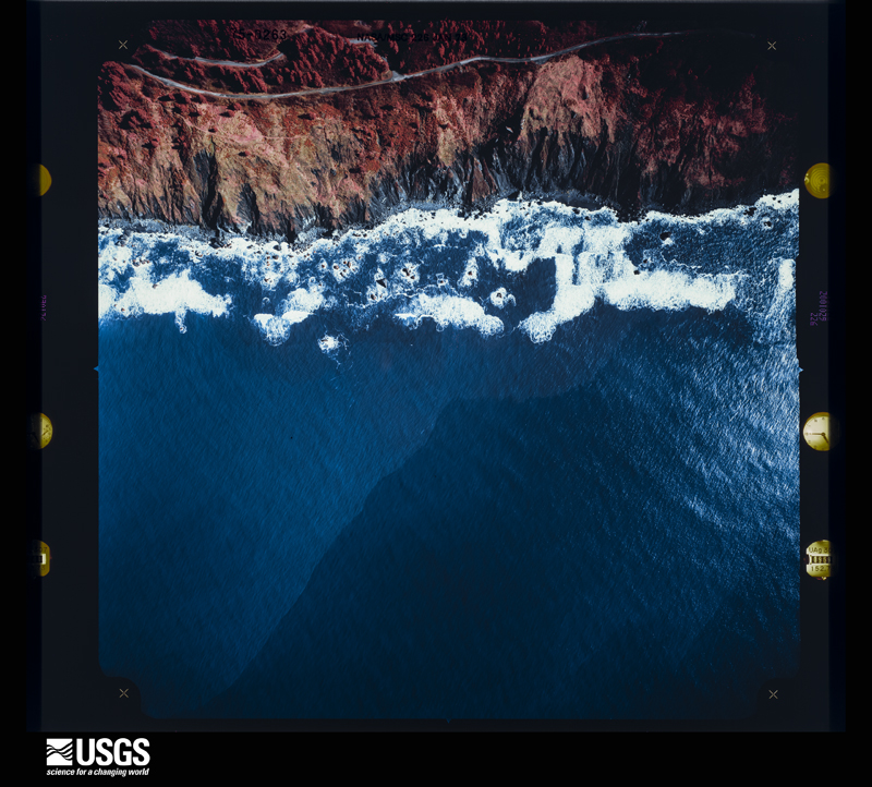 U.S. Geological Survey aerial photograph, 1972-01-26, scale 1:7195