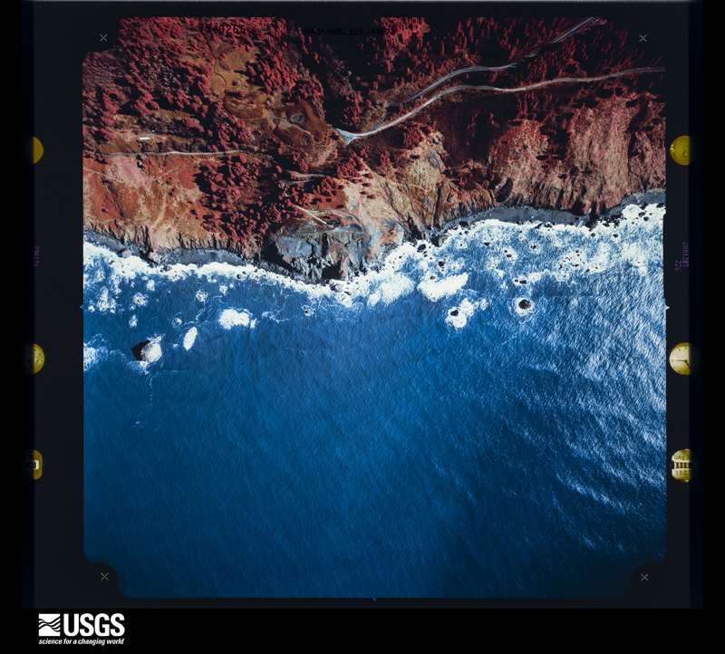 U.S. Geological Survey aerial photograph, 1972-01-26, scale 1:7163