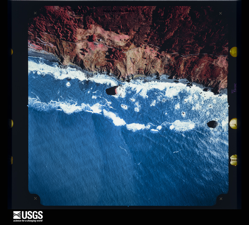 U.S. Geological Survey aerial photograph, 1972-01-26, scale 1:7292