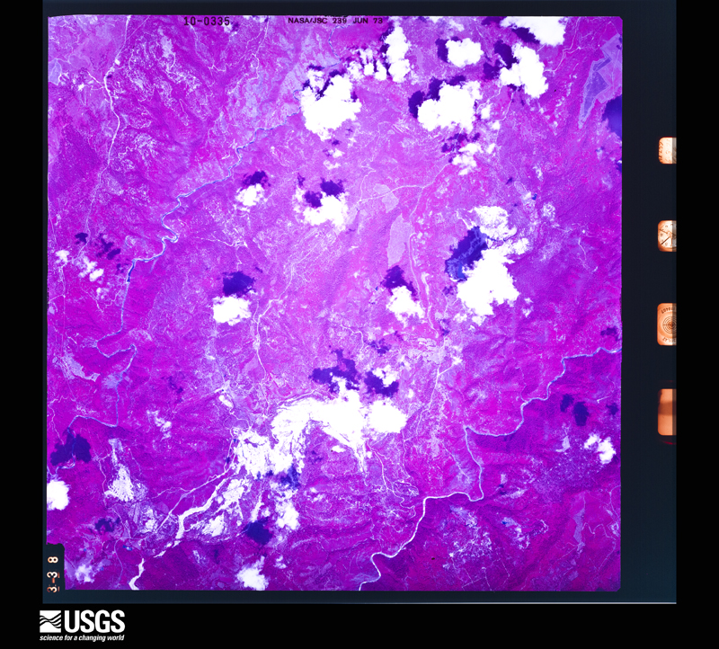 U.S. Geological Survey aerial photograph, 1973-06-03, scale 1:66360