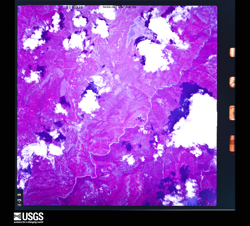 U.S. Geological Survey aerial photograph, 1973-06-03, scale 1:66360