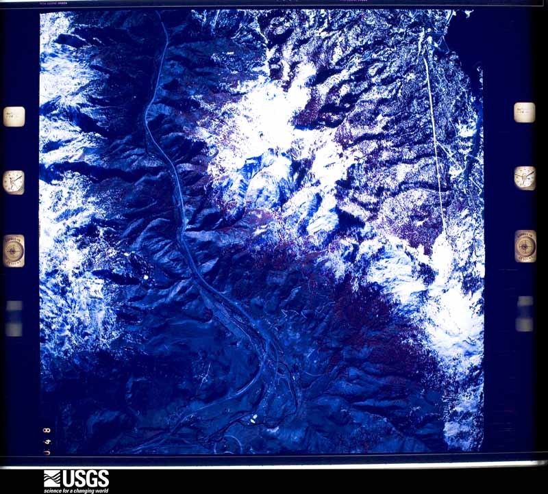 U.S. Geological Survey aerial photograph, 1974-01-29, scale 1:60552