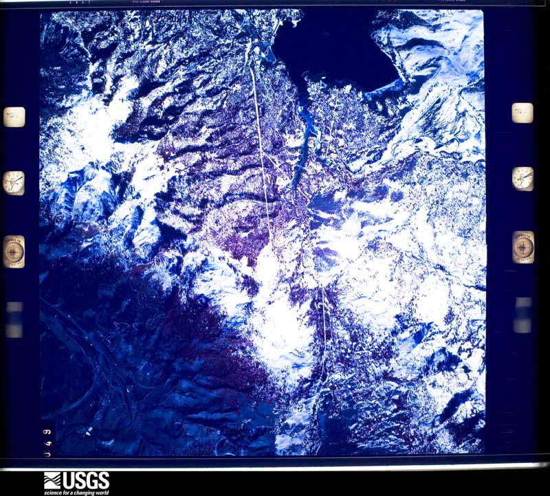 U.S. Geological Survey aerial photograph, 1974-01-29, scale 1:60552