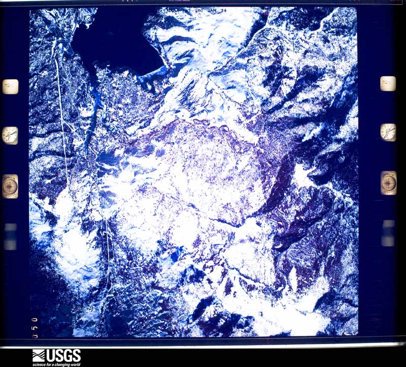 U.S. Geological Survey aerial photograph, 1974-01-29, scale 1:60552