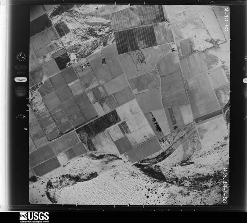 U.S. Geological Survey aerial photograph, 1963-02-13, scale 1:12000