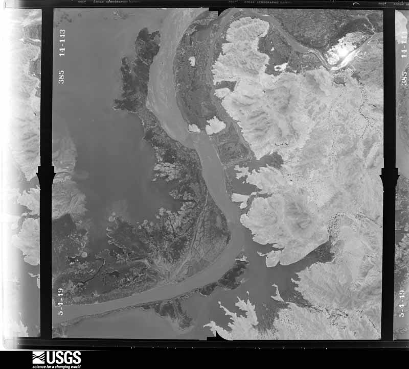 U.S. Geological Survey aerial photograph, 1949-05-04, scale 1:12000