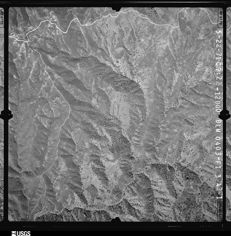 U.S. Geological Survey aerial photograph, 1971-05-22, scale 1:12800