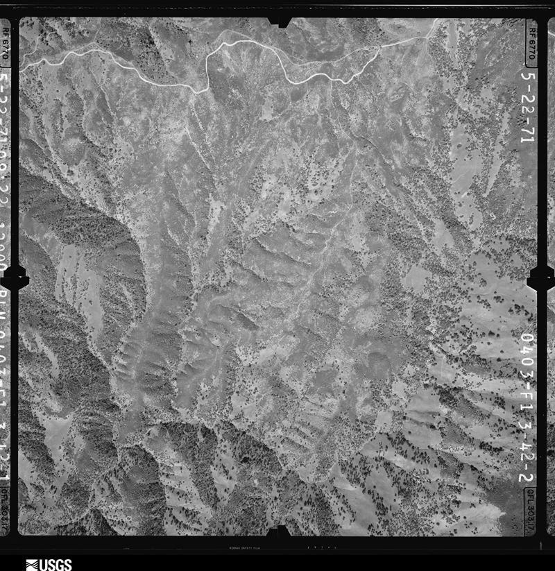 U.S. Geological Survey aerial photograph, 1971-05-22, scale 1:12800